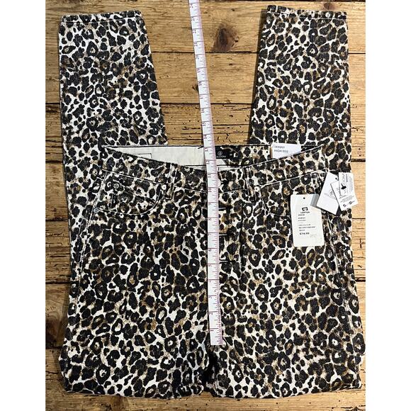 Volcom High Rise Skinny Womens Size 29 Cheetah Print Pants NWT - Picture 4 of 6